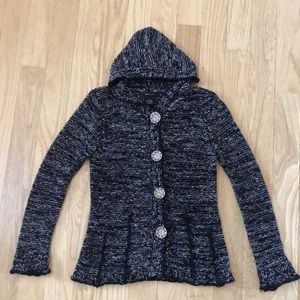 BCBGMAXAZRIA Hooded Sweater Size L